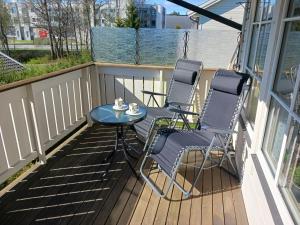 Μπαλκόνι ή βεράντα στο Apartment in Råholt