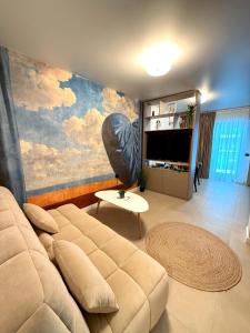 Χώρος καθιστικού στο Zyra Blue Heart +19 φωτογραφίες