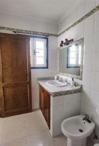 Koupelna v ubytování Casa María