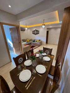 Χώρος καθιστικού στο Bel appartement à louer à Marrakech targa