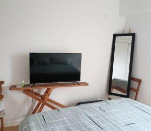 TV a/nebo společenská místnost v ubytování Comodo y luminoso