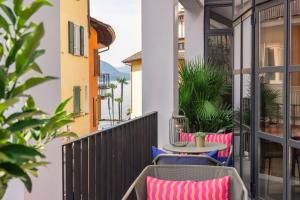 Balkón nebo terasa v ubytování Living Ascona Boutique Hotel