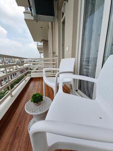 Μπαλκόνι ή βεράντα στο Parivartan Vrindavan Luxury Stay