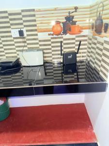 Kuchyň nebo kuchyňský kout v ubytování J Rest in