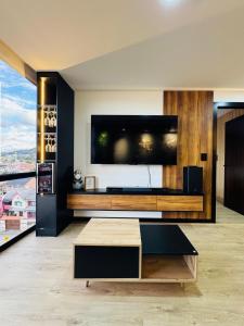 Кухня или мини-кухня в Suite with pool condominium Torres de Almería
