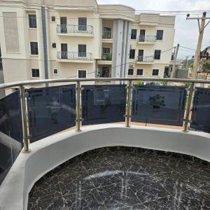 Balkón nebo terasa v ubytování Oc apartments abuja