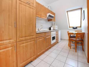 Dapur atau dapur kecil di Ferienwohnung, Röbel an der Müritz