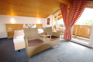 Χώρος καθιστικού στο Hotel-Pension Heike