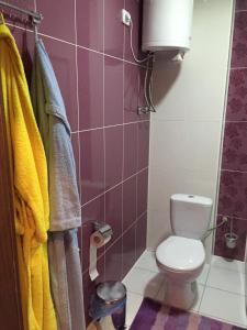 Koupelna v ubytování Hotel Oktan