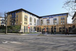 Budova, kde se aparthotel nachází