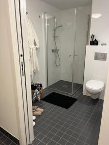 Et badeværelse på Ocean view seafront