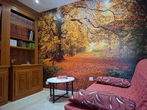 Χώρος καθιστικού στο Relais de Péronne