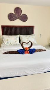 Ένα ή περισσότερα κρεβάτια σε δωμάτιο στο Kim house Koh Jum