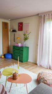Kuchyň nebo kuchyňský kout v ubytování Boutique Budget tinyhouse Veluwe