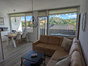 Et opholdsområde på Altenauer Traumsicht mit Balkon