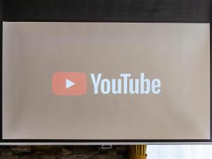 a television screen with the youtube logo on it at 88kawaramachi 一軒家 in Takamatsu +35 photos
