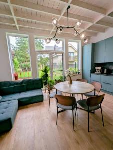 Η κουζίνα ή μικρή κουζίνα στο Lithuania Sakiai