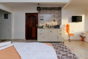 Η κουζίνα ή μικρή κουζίνα στο Luxury Giza pyramids view & jacuzzi +124 φωτογραφίες