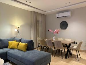Posezení v ubytování Vera 2 Apartment شقه أنيقه بالخبر بثلاث غرف نوم وصاله تتسع ل 6 اشخاص