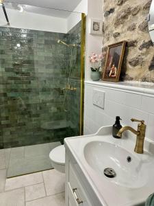 Koupelna v ubytování Fenn a Hegyen Vendégház Somló