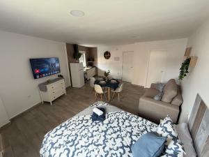 Televiisor ja/või meelelahutuskeskus majutusasutuses Ático Bf Jerez