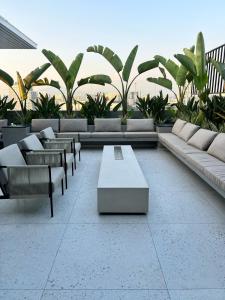 Χώρος καθιστικού στο Modern apartment in Lima