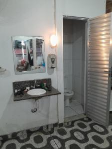 Ένα μπάνιο στο apartamento-cobertura