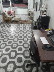 Μια τηλεόραση ή/και κέντρο ψυχαγωγίας στο apartamento-cobertura