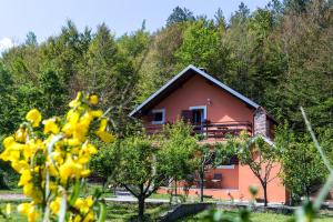 Vonkajšia záhrada v ubytovaní Forest Escape