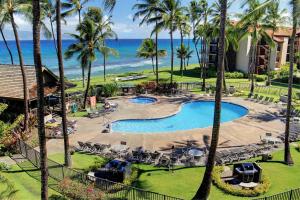 Πισίνα στο ή κοντά στο Maui Kaanapali Papakea Oceanside Penthouse