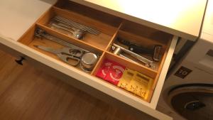 Kuchyň nebo kuchyňský kout v ubytování Ansan Minimal Studio + 2 fotografie