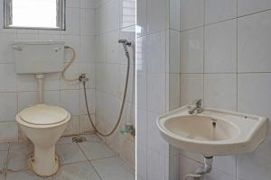 Ένα μπάνιο στο Hotel O Mayur Lodge