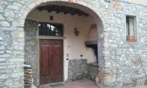 The facade or entrance of Latera