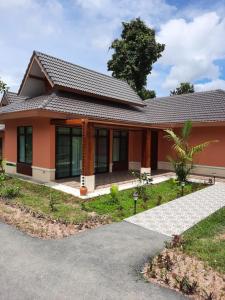 Bygningen som resortet ligger i