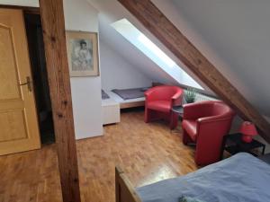 Posezení v ubytování Pansion Blue Kvarner, Oriovac + 8 fotografií