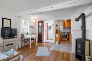 Kuchyň nebo kuchyňský kout v ubytování Ferienwohnung St Georg