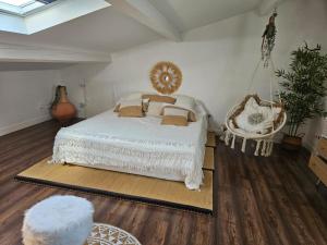 En eller flere senge i et værelse på Villa Provence Baraka centre-ville + 25 billeder