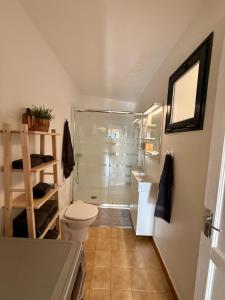 Koupelna v ubytování Estudio la santa azul + 10 fotografií