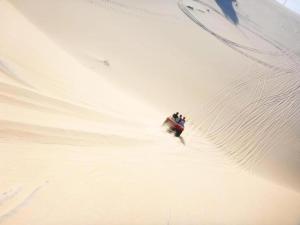 Lyžování v prázdninového domu nebo okolí