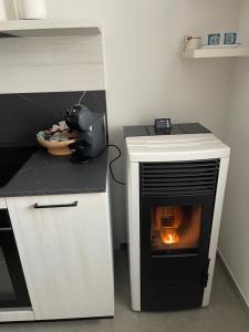 Kuchyň nebo kuchyňský kout v ubytování Appartamento Pineta casa vacanze Sci & Natura