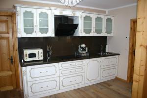 Kuchyň nebo kuchyňský kout v ubytování Zum Böhmen Ferienwohnung Elisabeth + 2 fotografie