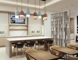 Телевизор и/или развлекательный центр в Homewood Suites By Hilton Wichita Airport