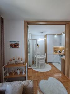 Η κουζίνα ή μικρή κουζίνα στο Apartman PETRA QUEEN