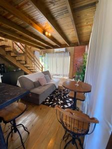 Χώρος καθιστικού στο Cabana Blumen Haus