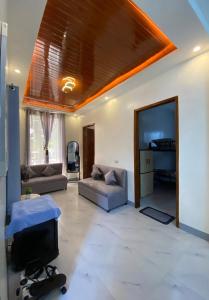 Χώρος καθιστικού στο Baldonado Transient Homestay