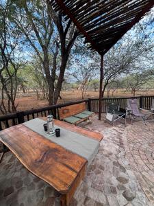 Balkón nebo terasa v ubytování Kudu's Corner