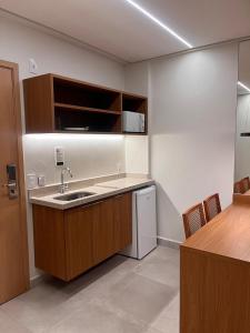 Dapur atau dapur kecil di Salinas Premium Resort