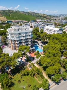 an aerial view of a resort with a park at Hotel Atlantic in Giulianova