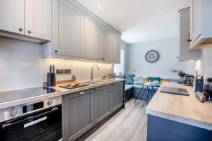 Köök või kööginurk majutusasutuses The Workers Cottage