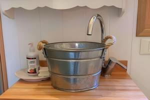 Kuchyň nebo kuchyňský kout v ubytování Escapada en pareja en un rincón del bosque + 22 fotografií